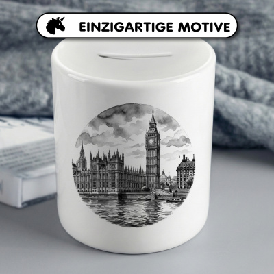 Spardose mit dem Motiv  Big Ben & Houses of Parliament aus Gro�britannien London - Ansicht 3