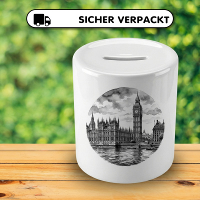 Spardose mit dem Motiv  Big Ben & Houses of Parliament aus Gro�britannien London - Ansicht 4