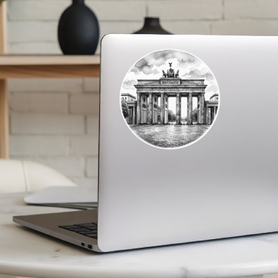 Brandenburger Tor aus Deutschland Berlin Aufkleber - Ansicht 8