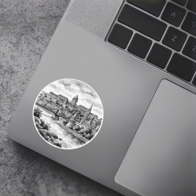 Buda Castle aus Ungarn Budapest Aufkleber - Ansicht 5