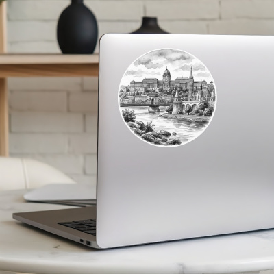 Buda Castle aus Ungarn Budapest Aufkleber - Ansicht 8