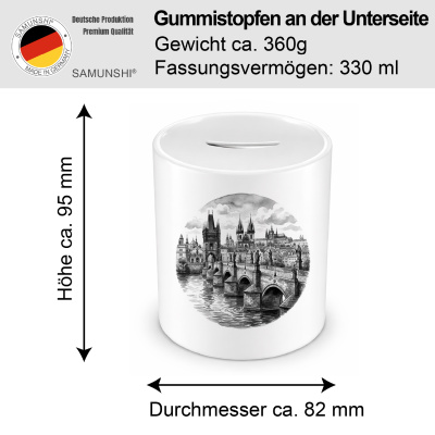 Spardose mit dem Motiv  Karlsbr�cke aus Tschechien Prag - Ansicht 2