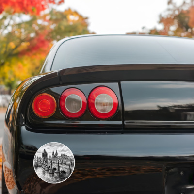 Karlsbr�cke aus Tschechien Prag Aufkleber - Ansicht 3