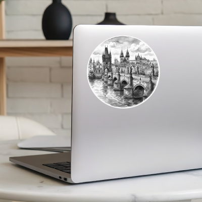 Karlsbr�cke aus Tschechien Prag Aufkleber - Ansicht 8