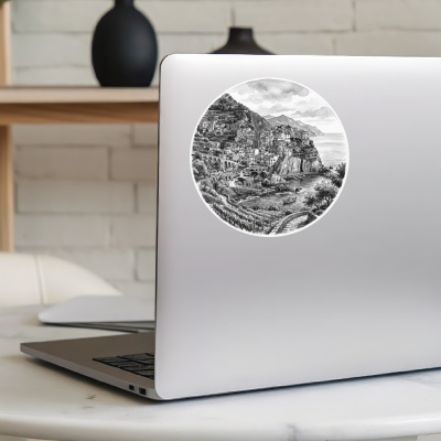 Cinque Terre aus Italien Italienische Riviera Aufkleber - Ansicht 8