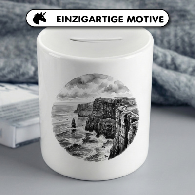 Spardose mit dem Motiv   Cliffs of Moher aus Irland County Clare - Ansicht 3