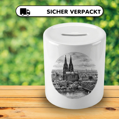 Spardose mit dem Motiv K�lner Dom aus Deutschland K�ln - Ansicht 4