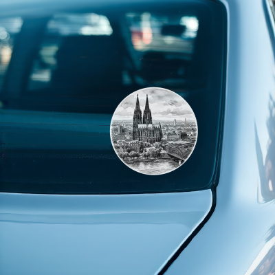 K�lner Dom aus Deutschland K�ln Aufkleber - Ansicht 3