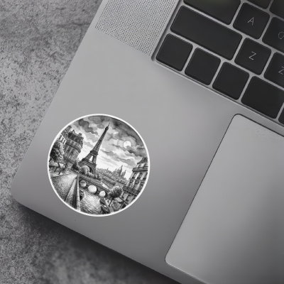 Eiffelturm aus Frankreich Paris Aufkleber - Ansicht 5