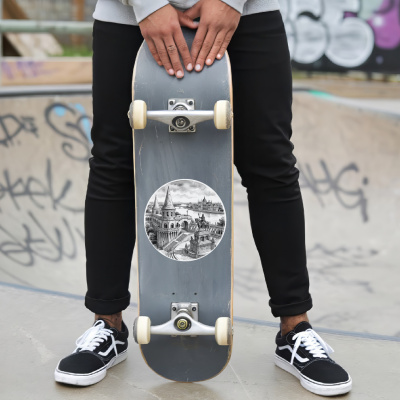 Fischerbastei aus Ungarn Budapest Aufkleber - Ansicht 6