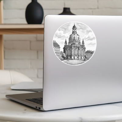 Frauenkirche aus Deutschland Dresden Aufkleber - Ansicht 8