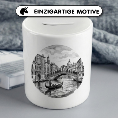 Spardose mit dem Motiv Canal Grande aus Italien Venedig - Ansicht 3