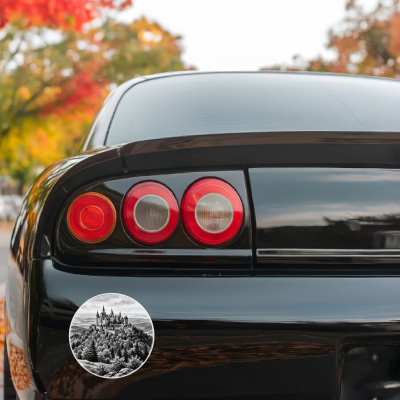 Burg Hohenzollern aus Deutschland Bisingen Aufkleber - Ansicht 3