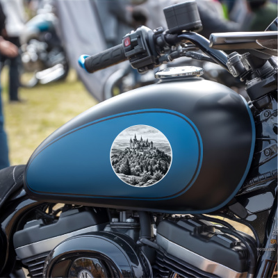 Burg Hohenzollern aus Deutschland Bisingen Aufkleber - Ansicht 7