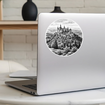 Burg Hohenzollern aus Deutschland Bisingen Aufkleber - Ansicht 8