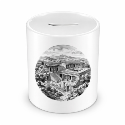 Spardose mit dem Motiv K�nigssee aus Deutschland Bayern