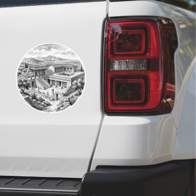 Palast von Knossos aus Griechenland Kreta Aufkleber - Ansicht 2