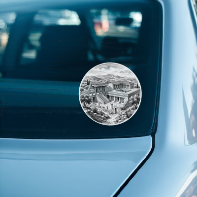 Palast von Knossos aus Griechenland Kreta Aufkleber - Ansicht 3