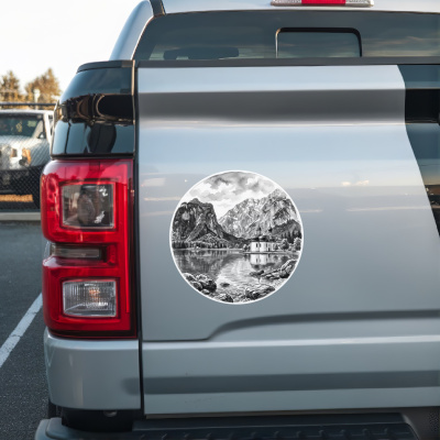 K�nigssee aus Deutschland Bayern Aufkleber - Ansicht 2