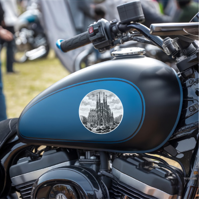 Sagrada Fam�lia aus Spanien Barcelona Aufkleber - Ansicht 7