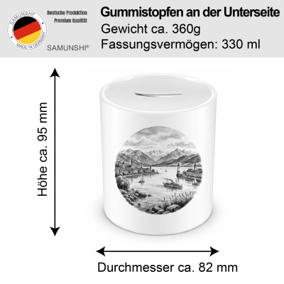Spardose mit dem Motiv Bodensee aus Deutschland/�sterreich/Schweiz - Ansicht 2