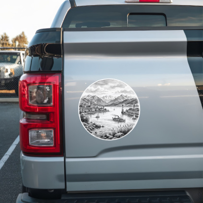 Bodensee aus Deutschland/�sterreich/Schweiz Aufkleber - Ansicht 2