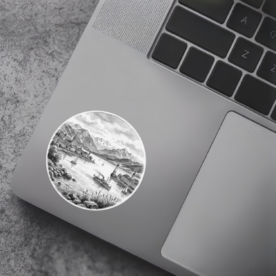 Bodensee aus Deutschland/�sterreich/Schweiz Aufkleber - Ansicht 5