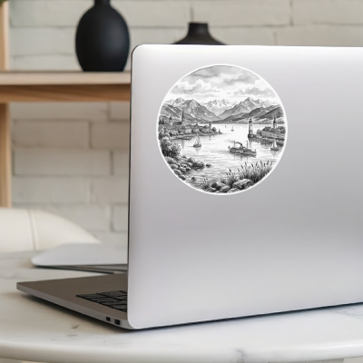 Bodensee aus Deutschland/�sterreich/Schweiz Aufkleber - Ansicht 8