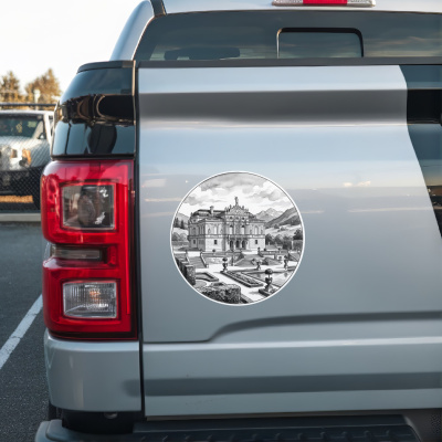 Schloss Linderhof aus Deutschland Ettal Aufkleber - Ansicht 2