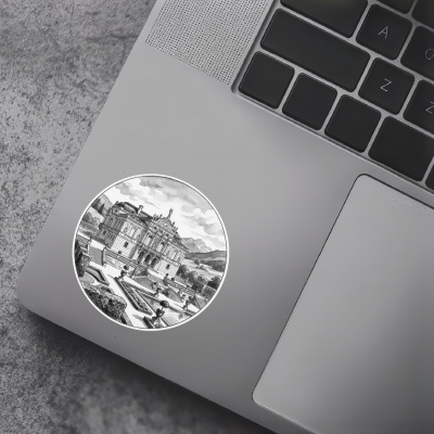 Schloss Linderhof aus Deutschland Ettal Aufkleber - Ansicht 5