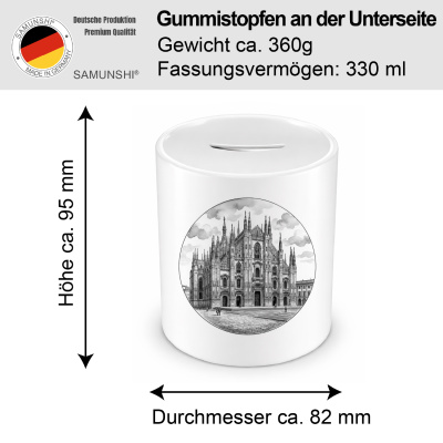 Spardose mit dem Motiv Mail�nder Dom aus Italien Mailand - Ansicht 2