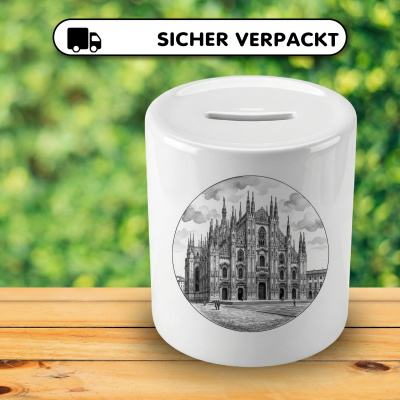 Spardose mit dem Motiv Mail�nder Dom aus Italien Mailand - Ansicht 4