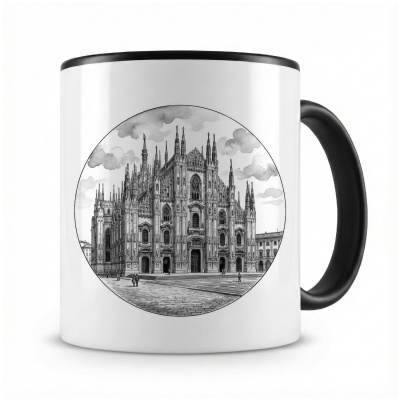 Tasse mit  Mail�nder Dom aus Italien Mailand 