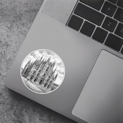 Mail�nder Dom aus Italien Mailand Aufkleber - Ansicht 5