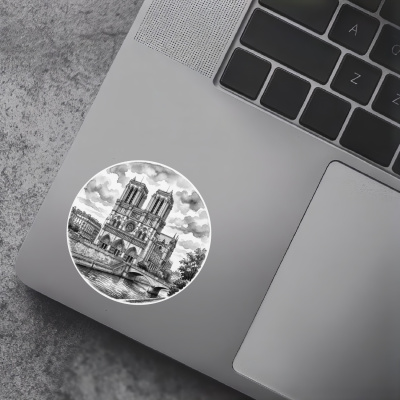 Kathedrale Notre-Dame aus Frankreich Paris Aufkleber - Ansicht 5