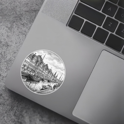 Nyhavn aus D�nemark Kopenhagen Aufkleber - Ansicht 5