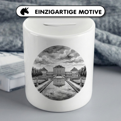 Spardose mit dem Motiv Schloss Nymphenburg aus Deutschland M�nchen - Ansicht 3