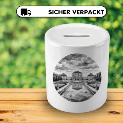 Spardose mit dem Motiv Schloss Nymphenburg aus Deutschland M�nchen - Ansicht 4