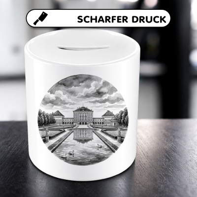 Spardose mit dem Motiv Schloss Nymphenburg aus Deutschland M�nchen - Ansicht 5