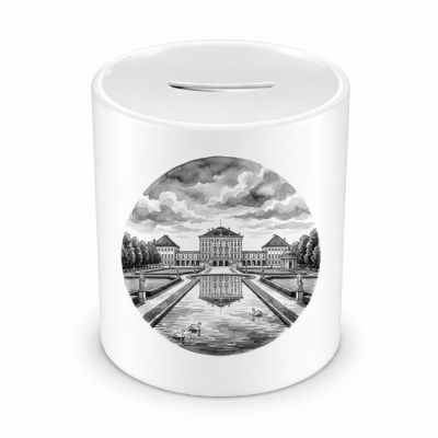 Spardose mit dem Motiv Schloss Nymphenburg aus Deutschland M�nchen