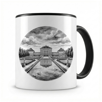 Tasse mit  Schloss Nymphenburg aus Deutschland M�nchen 