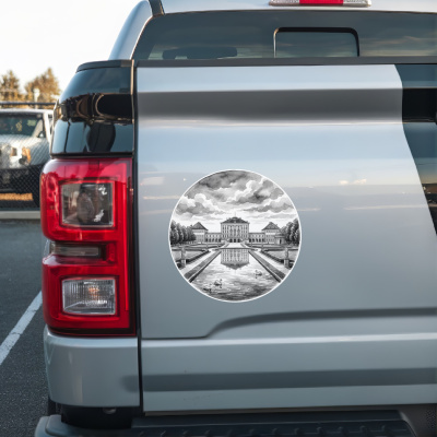 Schloss Nymphenburg aus Deutschland M�nchen Aufkleber - Ansicht 2