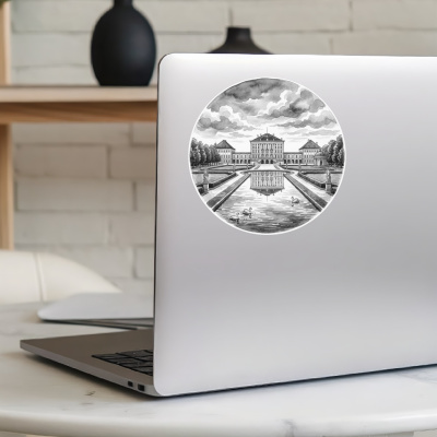 Schloss Nymphenburg aus Deutschland M�nchen Aufkleber - Ansicht 8