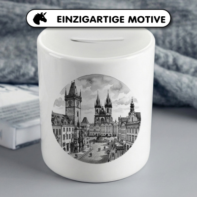 Spardose mit dem Motiv Altst�dter Ring aus Tschechien Prag - Ansicht 3