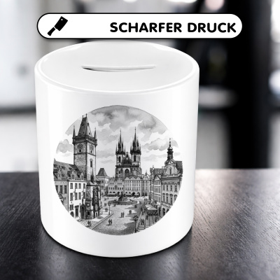 Spardose mit dem Motiv Altst�dter Ring aus Tschechien Prag - Ansicht 5