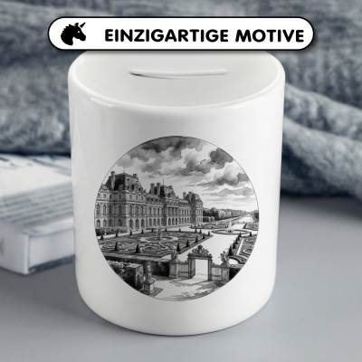 Spardose mit dem Motiv Schloss Versailles aus Frankreich - Ansicht 3