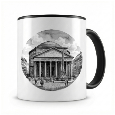 Tasse mit  Pantheon aus Italien Rom 