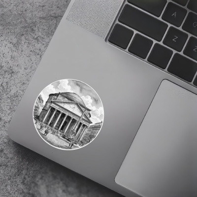 Pantheon aus Italien Rom Aufkleber - Ansicht 5
