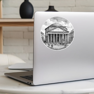 Pantheon aus Italien Rom Aufkleber - Ansicht 8