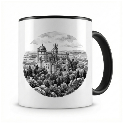Tasse mit  Pal�cio Nacional da Pena aus Portugal Sintra 